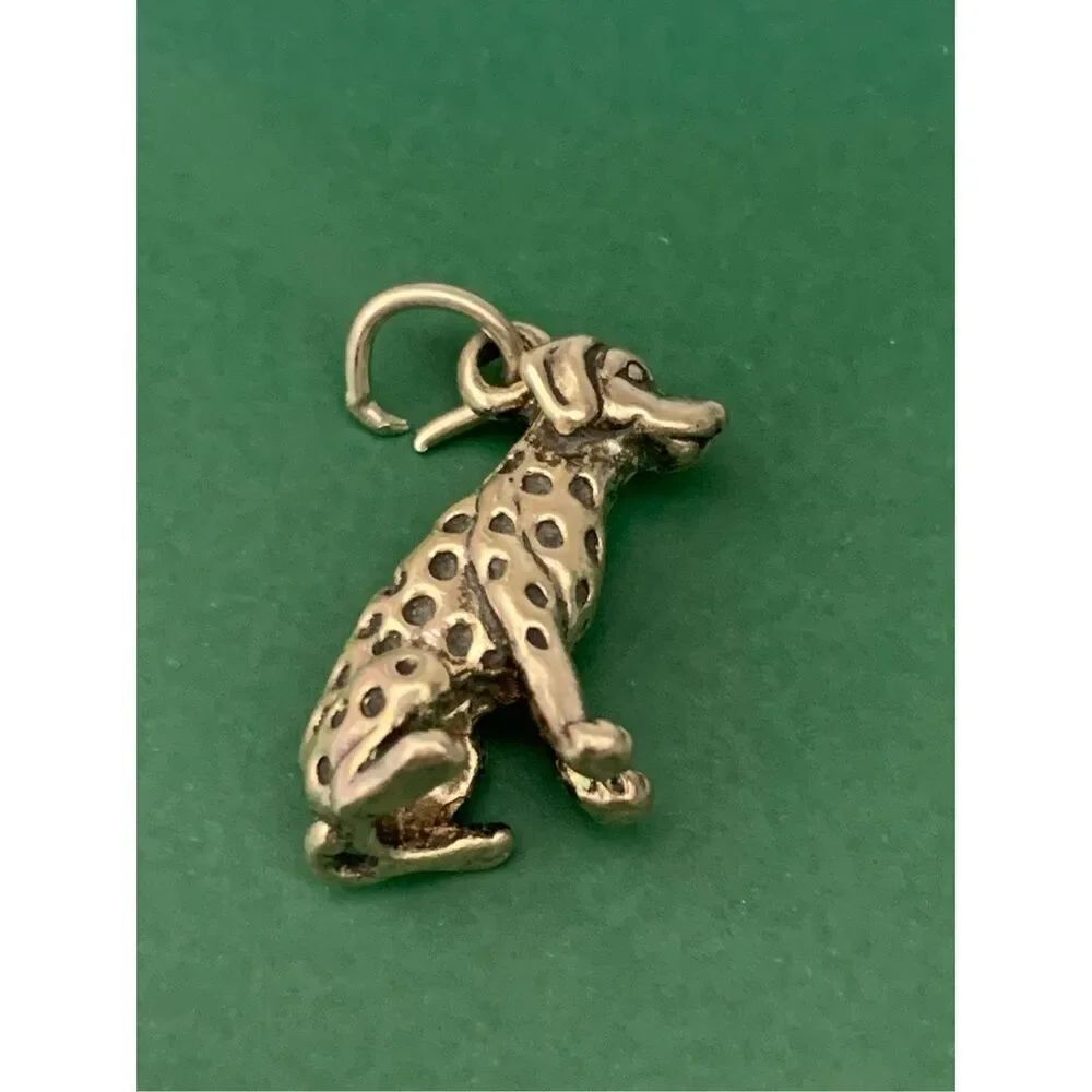 Dalmatian Dog Sterling Silver Jewelry Charm #spot #pet